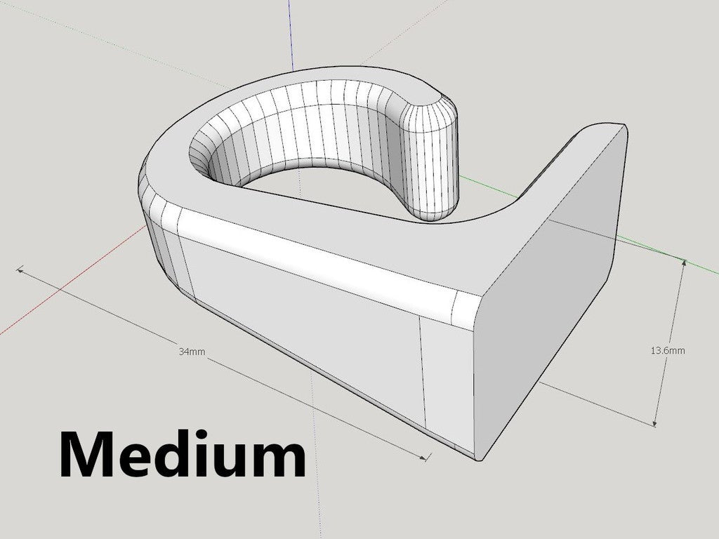 Kabelkrog / Utility Hanger - Te monteren aan de muur of onder het bureau