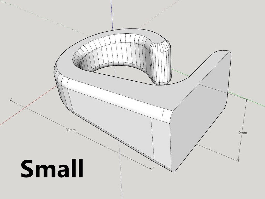 Kabelkrog / Utility Hanger - Te monteren aan de muur of onder het bureau