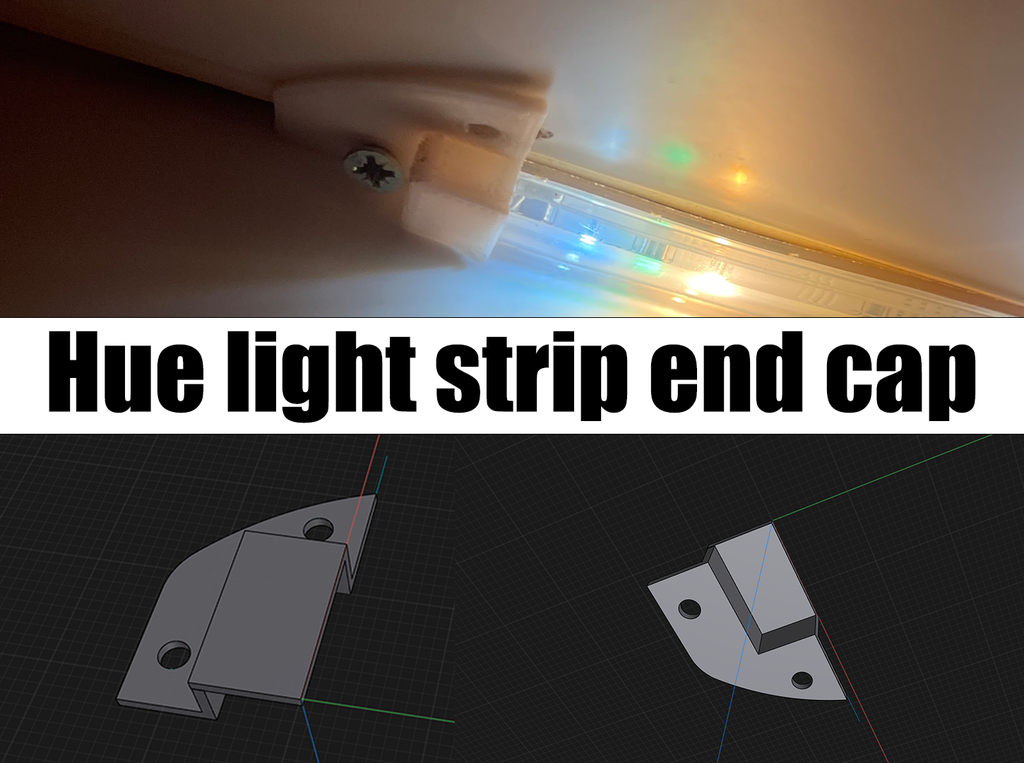 Philips Hue LED Strip Eindkap