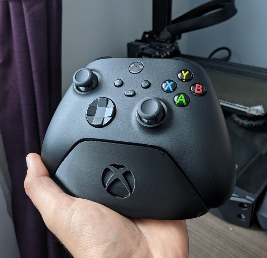 Minimalistische Xbox controllerstandaard met Xbox logo