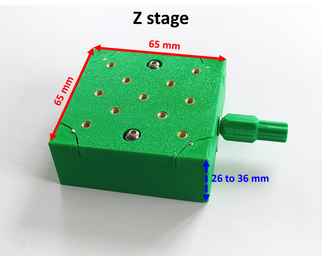 Orthogonale gedrukt lineaire stage