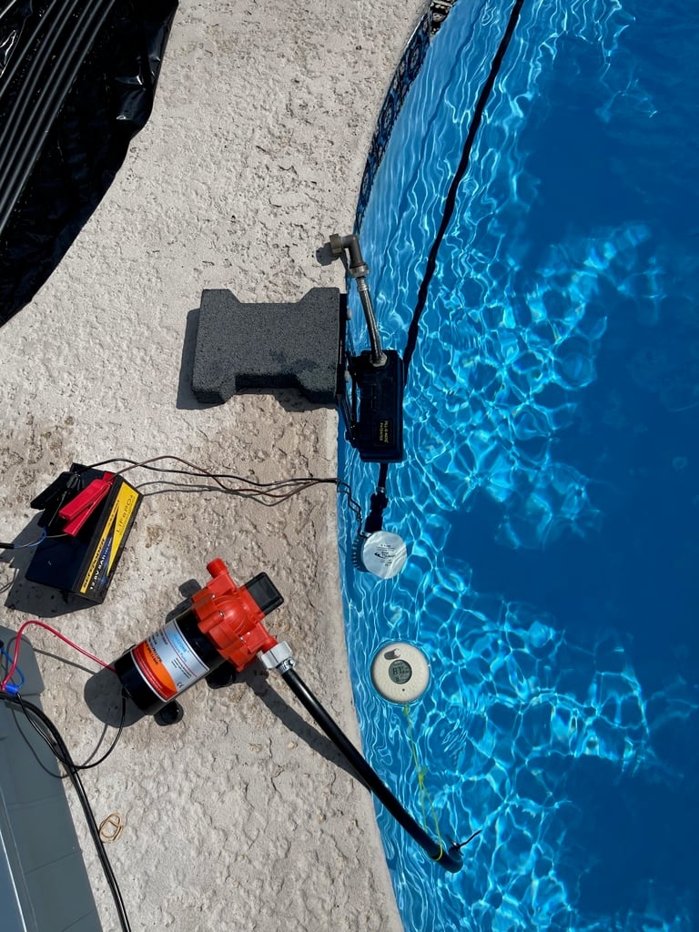 Adapter voor lenspomp met 1/2" druppelslang en NPT-schroefdraad