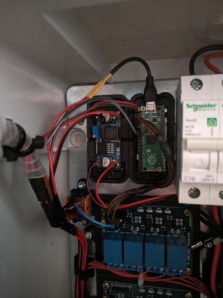 Raspberry Pi Pico DIN-rail montageadapter
