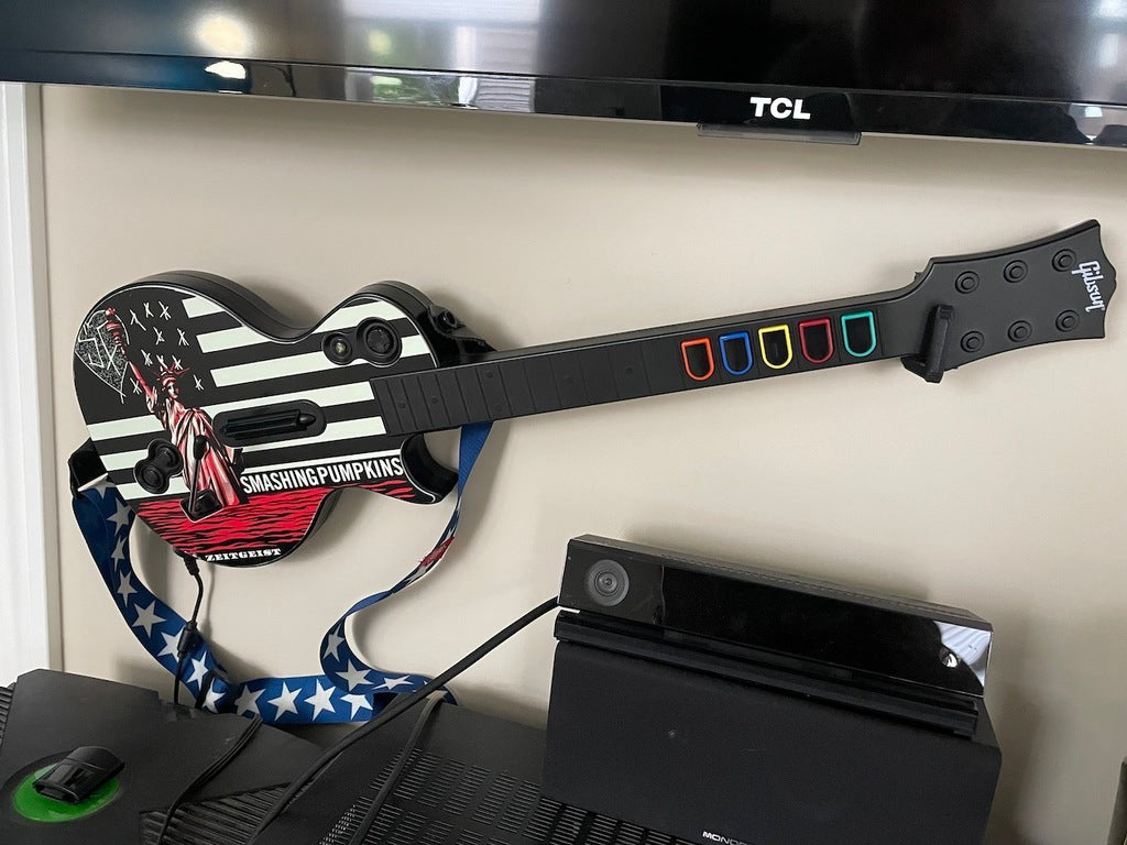Horisontal Vægmontering til Guitar Hero Guitar
