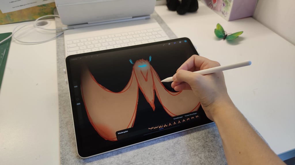 Tekenstandaard voor iPad Pro 2021 (12,9') met Apple Pencil-ondersteuning