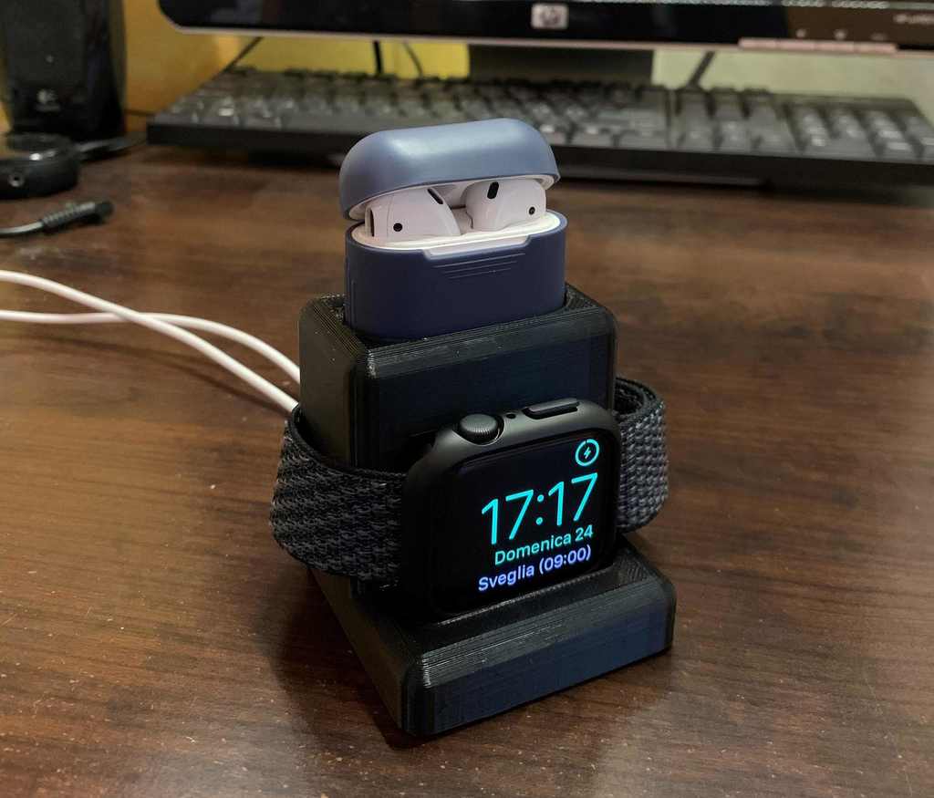 Oplaaddock voor Apple Watch SE/6 en AirPods 1/2