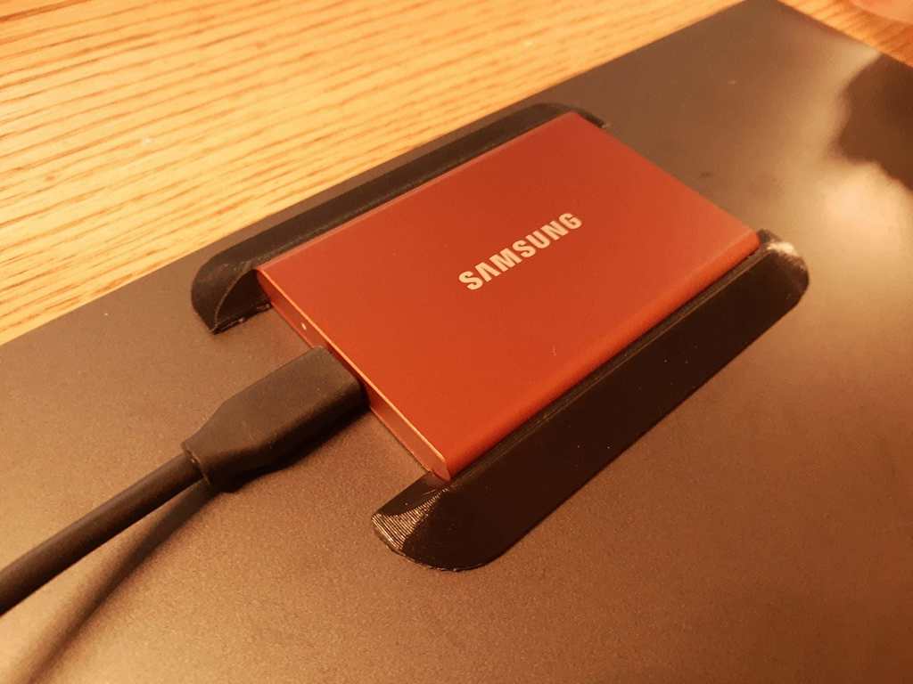 Laagprofielhouder voor Samsung T7 SSD