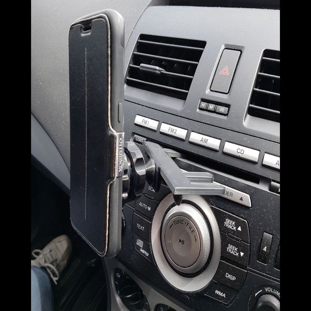Magnetische telefoonhouder voor de CD-sleuf van de auto