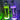 Wandgemonteerde Flessenhouder met LED-verlichting (500 ml)