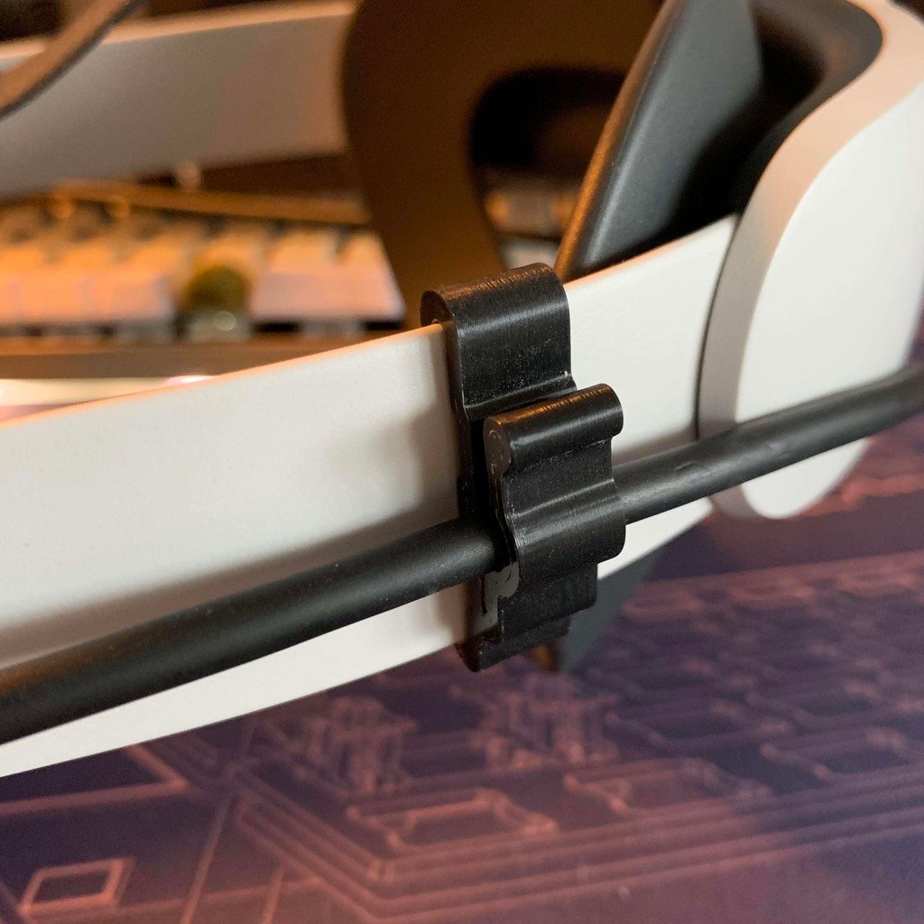 Oculus Quest 2 Link Kabelhouder voor Elite Hoofdband