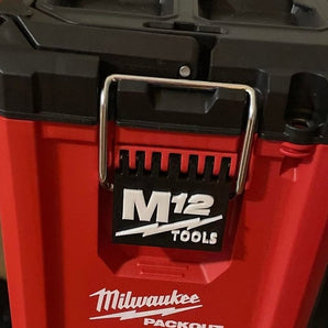 Milwaukee Packout Slot met M12 Logo voor Compacte Gereedschapskist