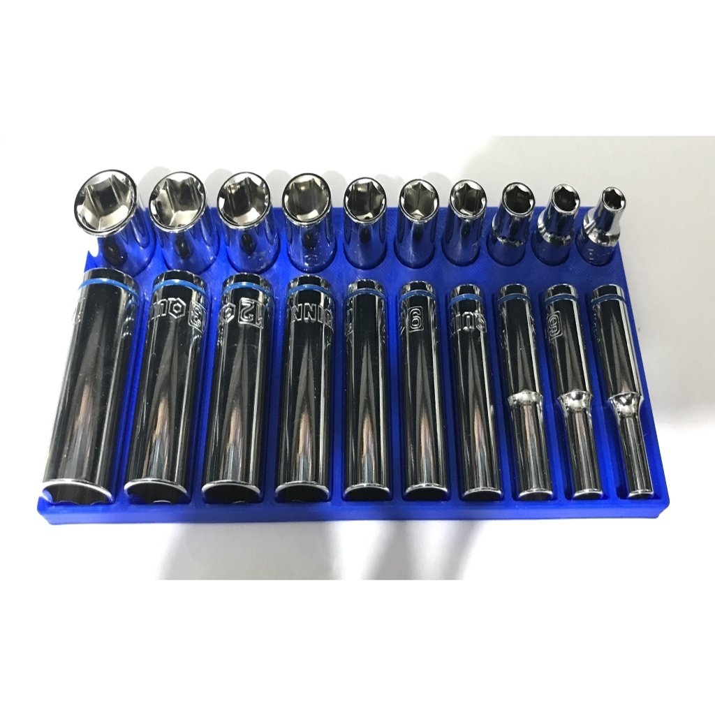 1/4" Dopsleutelorganizers - Metrisch en SAE