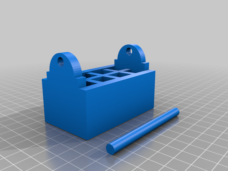 Kleine Miniatuur Gereedschapskist voor Poppenhuis en Notenkraker