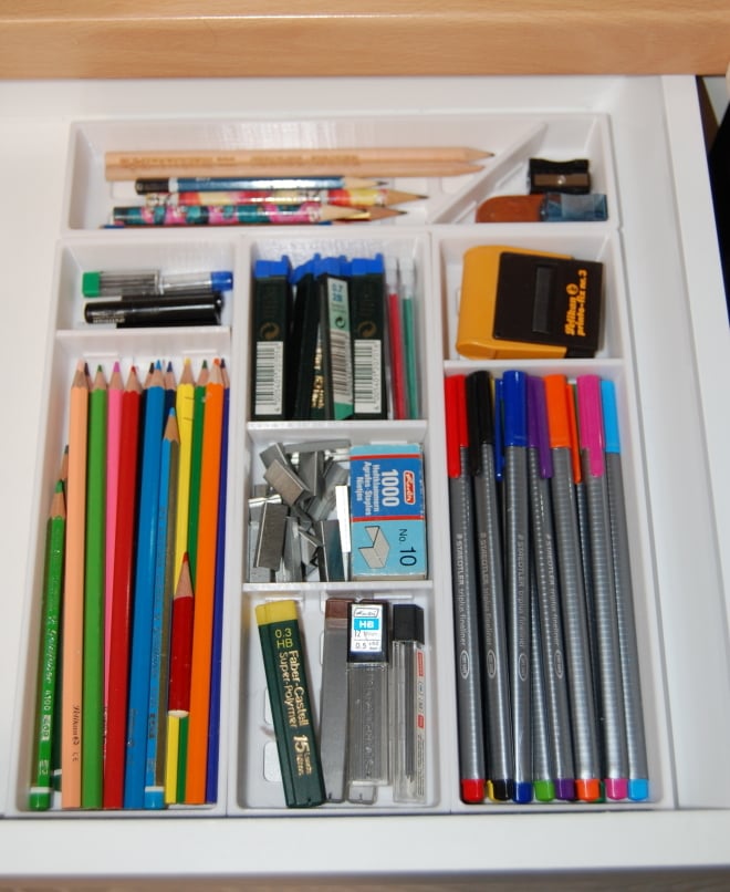 Bureau & Lade Organizer met Aanpasbare Scheidingswanden