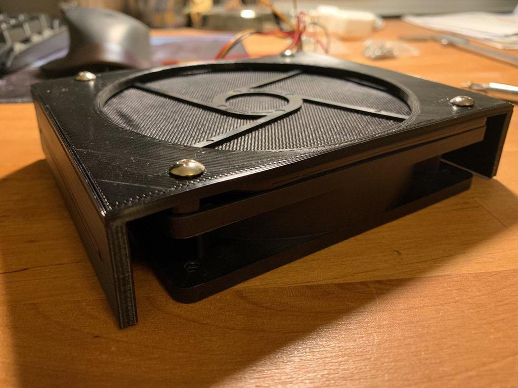 120mm 5,25 inch drive bay ventilatorbevestiging