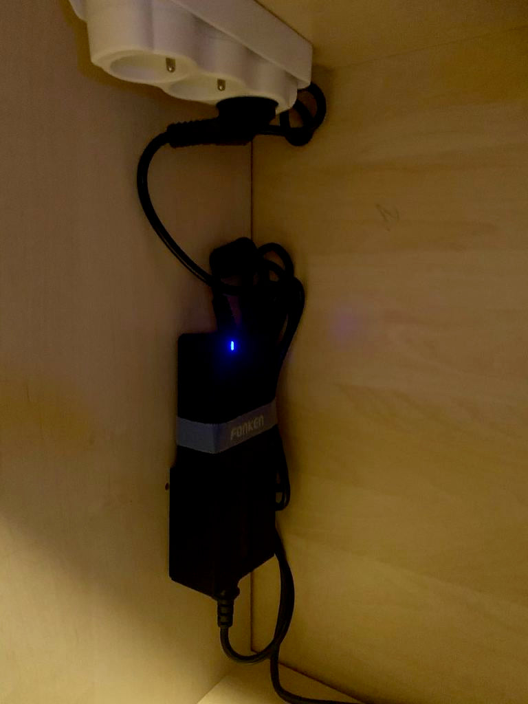 Prusa Mini Stroomadapter Houder