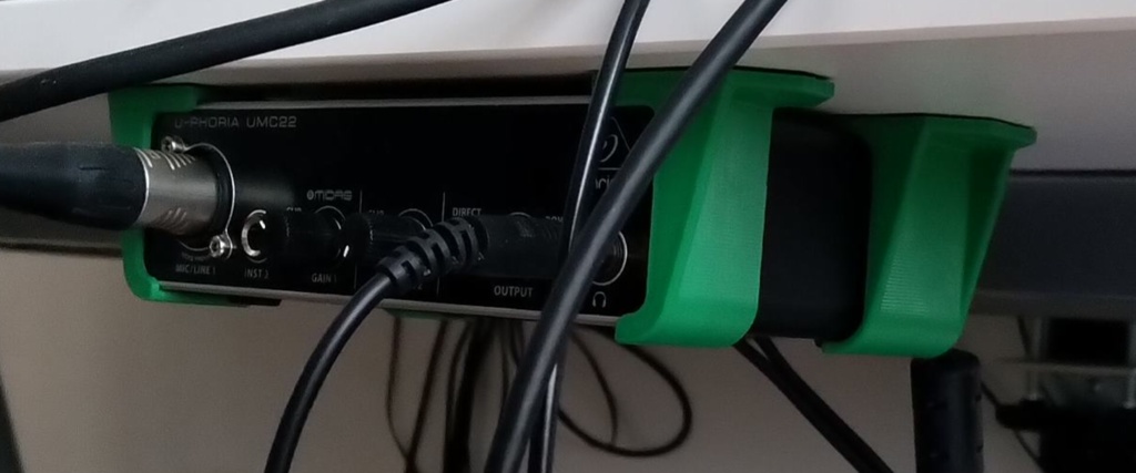 USB-audio-montagebeugel voor onder bureau (Behringer UMC)