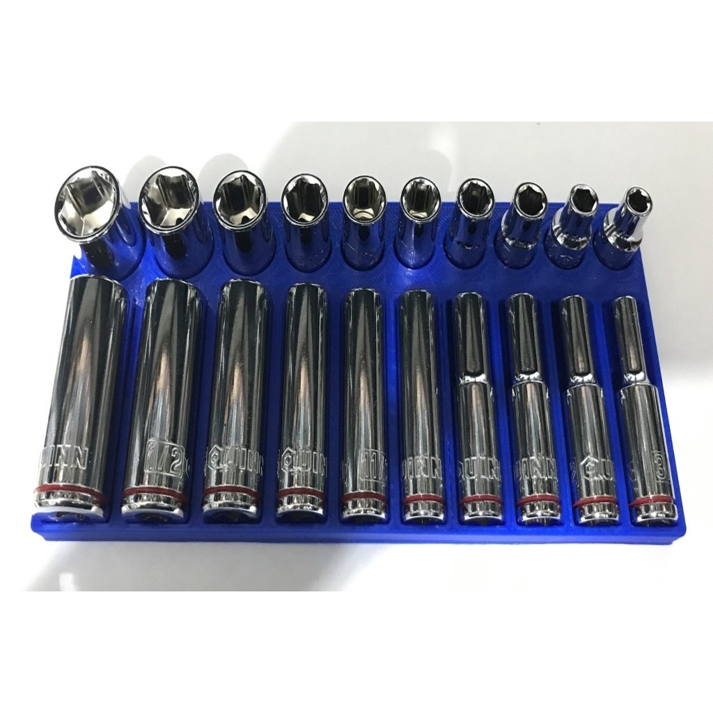 1/4" Dopsleutelorganizers - Metrisch en SAE