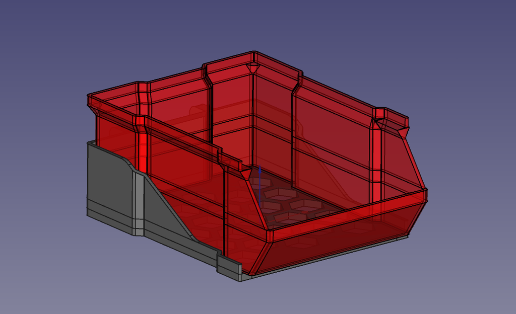 IKEA Skadis Legplank voor stapelbare box