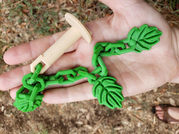 Vogel Speelgoed: Twist-in Ketting met Wijnstokken