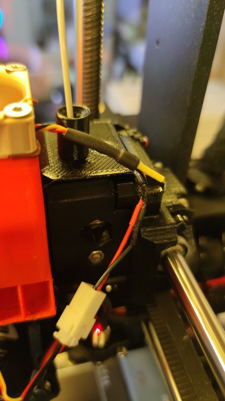 Kabelhaak voor fs-cover MK3S/MK3S+ filamentgeleider