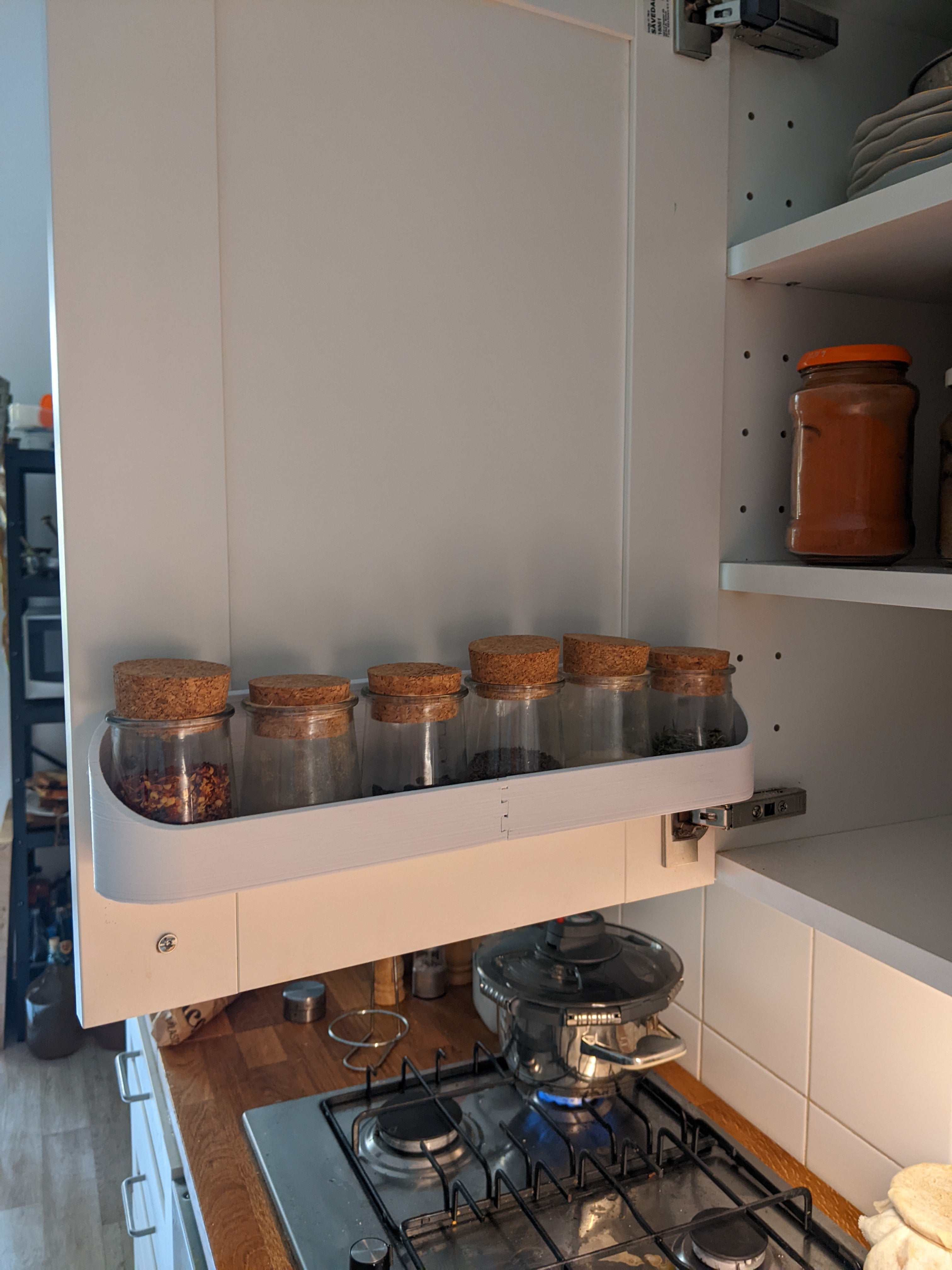Functioneel kruidenrek voor de keuken
