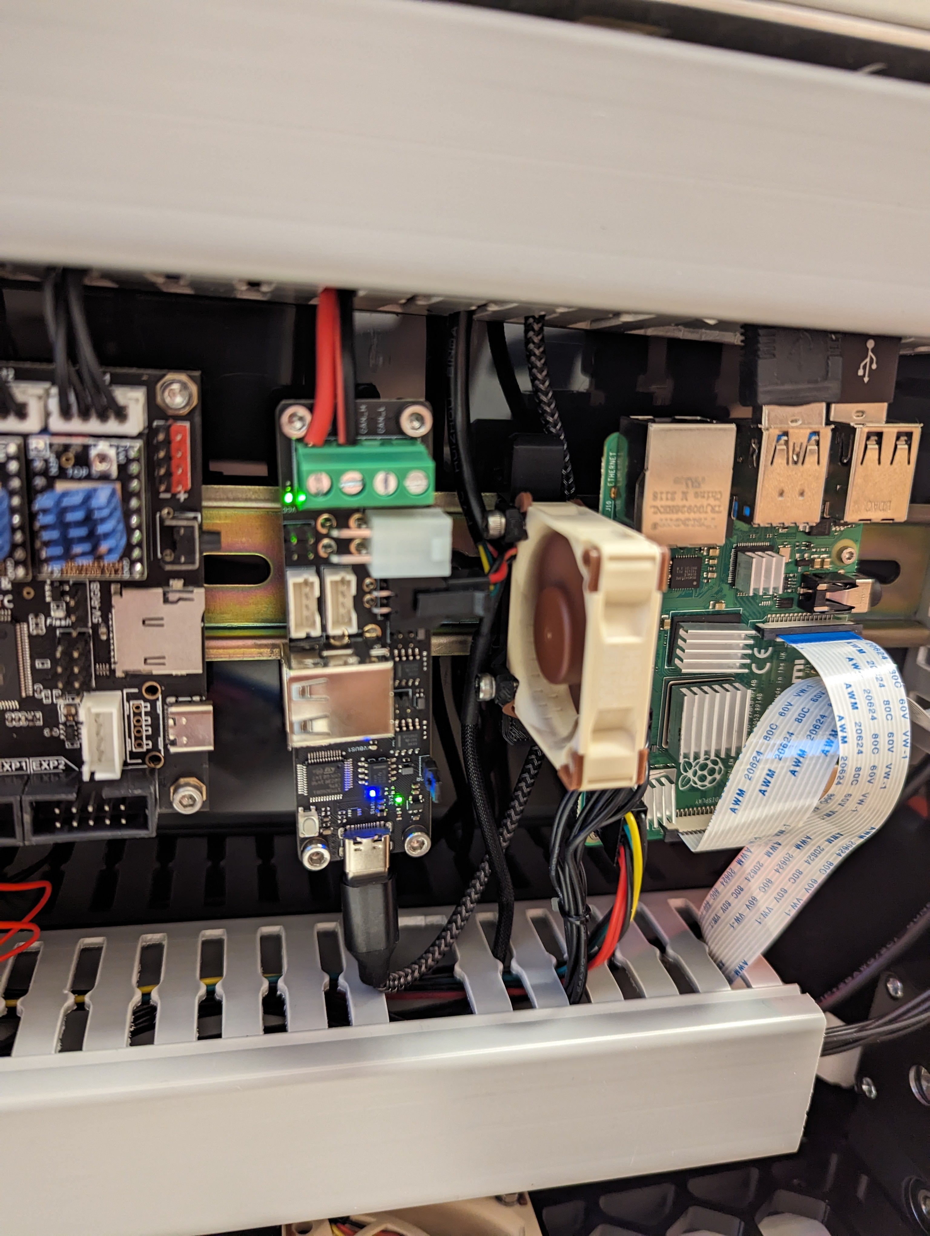 DIN-railhouder voor 4010 Ventilator