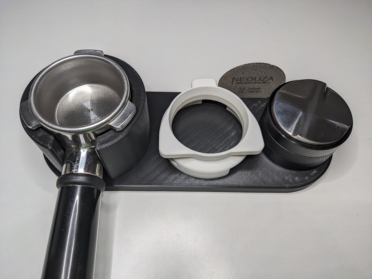 Breville/Sage Espresso Tamping Station met metalen meshfilter sleuf