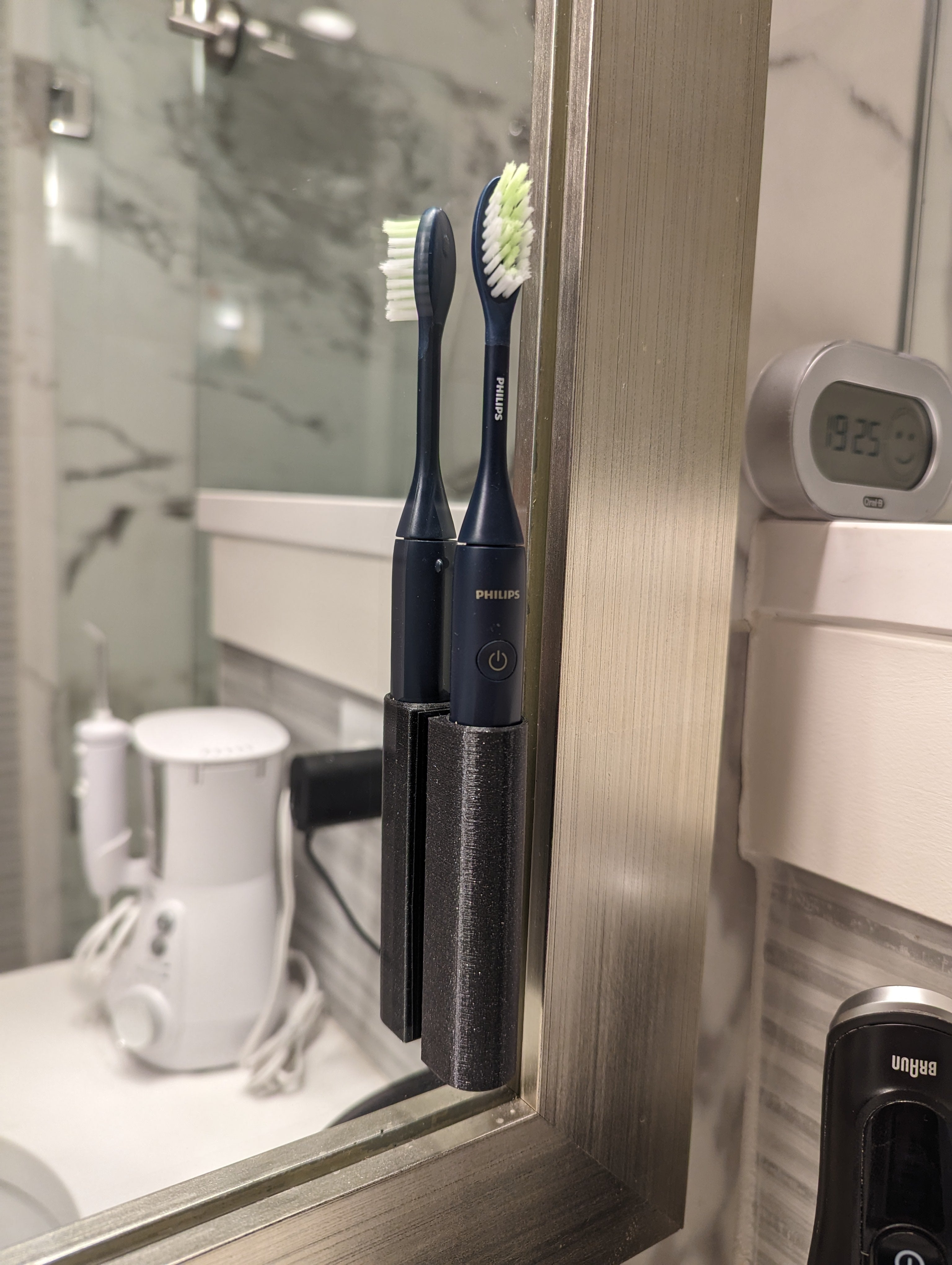 Aan de spiegel gemonteerde tandenborstelhouder voor Philips One Sonicare