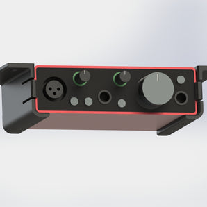 Focusrite Scarlett Solo Bureau montage