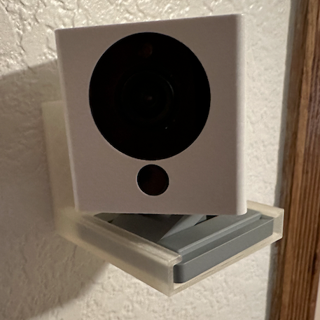 Horizontale wandmontage voor Wyze Cam V2 – Flexibele montage met Command Velcro
