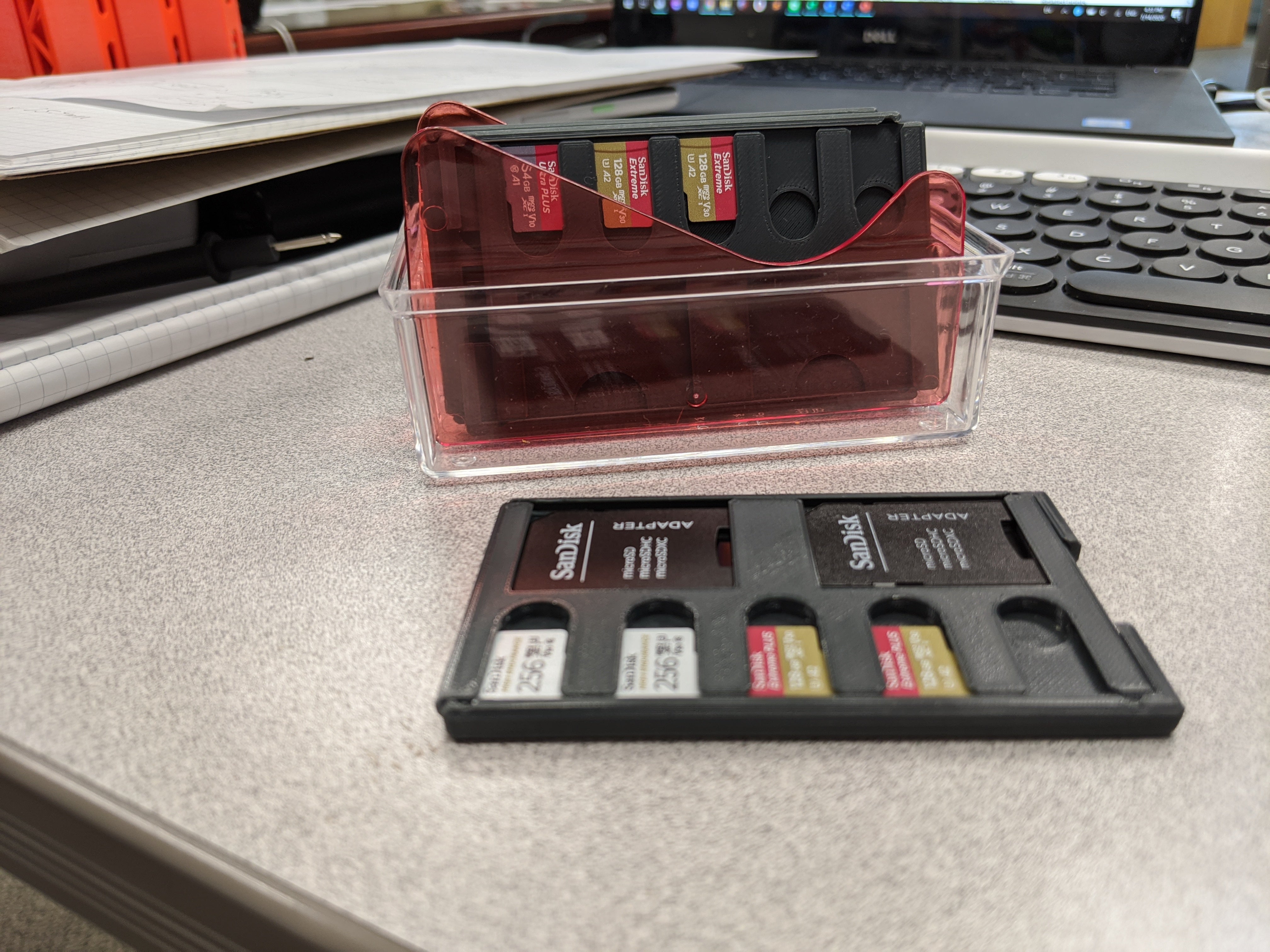 SD/MicroSD-kaart etui in creditcardformaat
