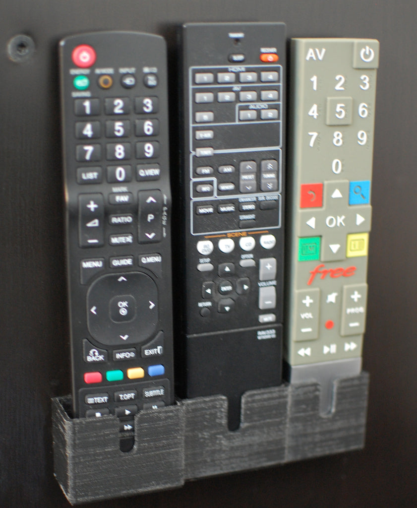 Afstandsbedieninghouder voor Freebox Revolution, LG 42LD420 en Yamaha RX-V367