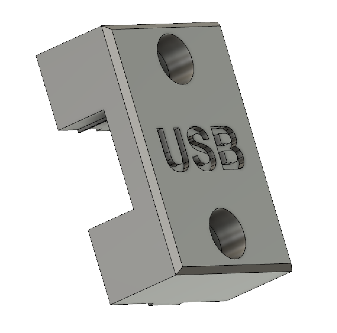 USB-kabelhouder voor Original Prusa Mini 3030 Extrusie
