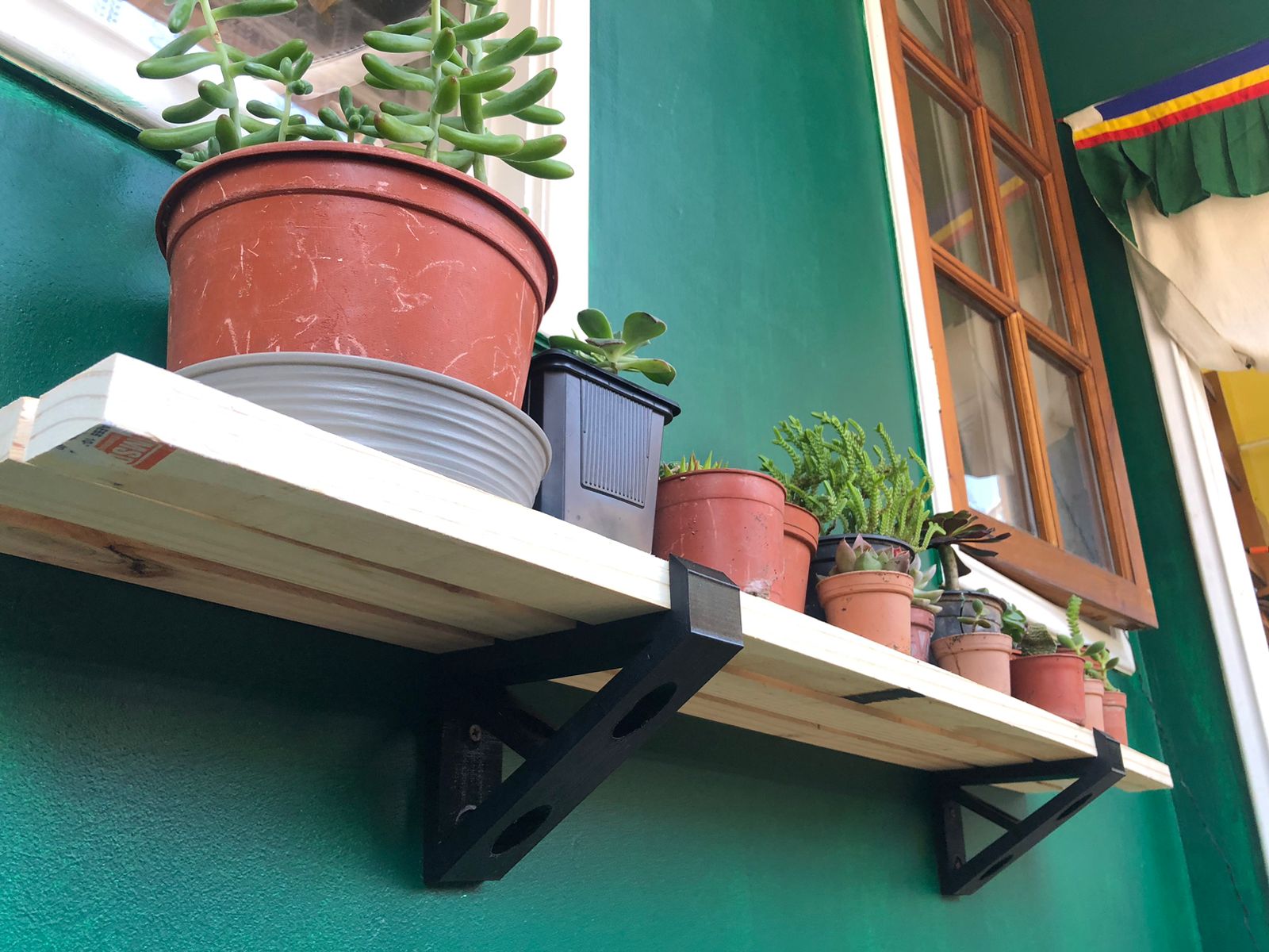 Zwevende Plantenplank