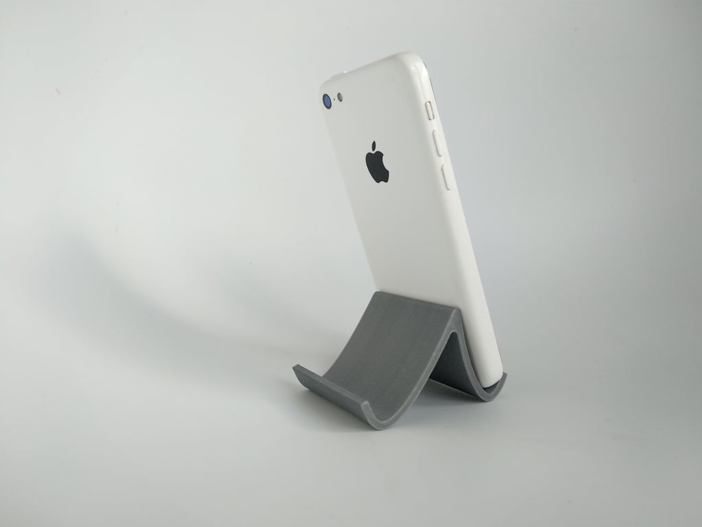 Smartphone- en tablethouder, Wave - met twee kijkhoeken en horizontale en verticale montage