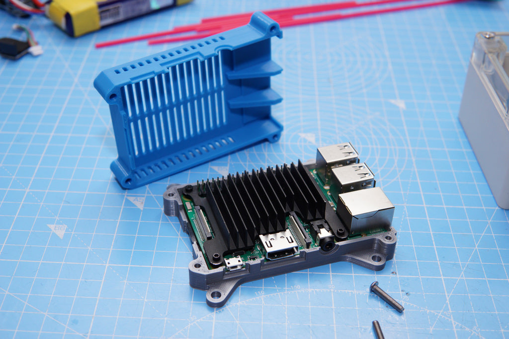 Kintaro koelplaat compatibele Raspberry Pi 3B behuizing met ventilatie