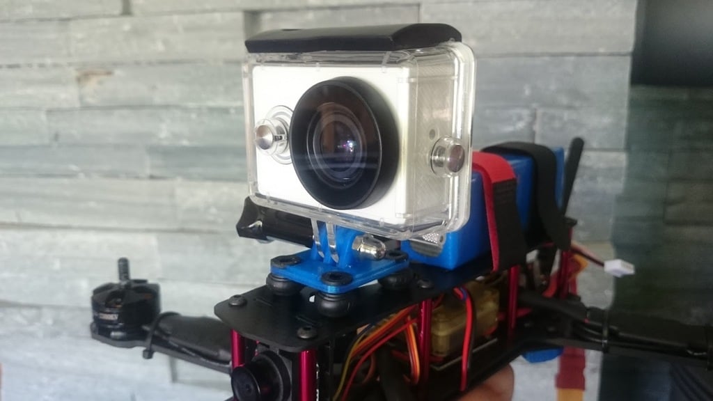 Verstelbare camerabevestiging met laag profiel voor ZMR 250 action camera