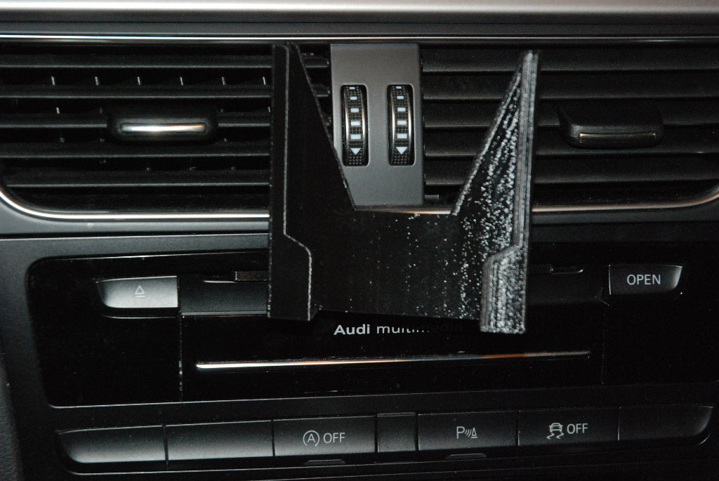 Mobiele telefoonhouder voor in de auto, maakt gebruik van CD-sleuf, compatibel met Samsung Galaxy S6 en Audi A4