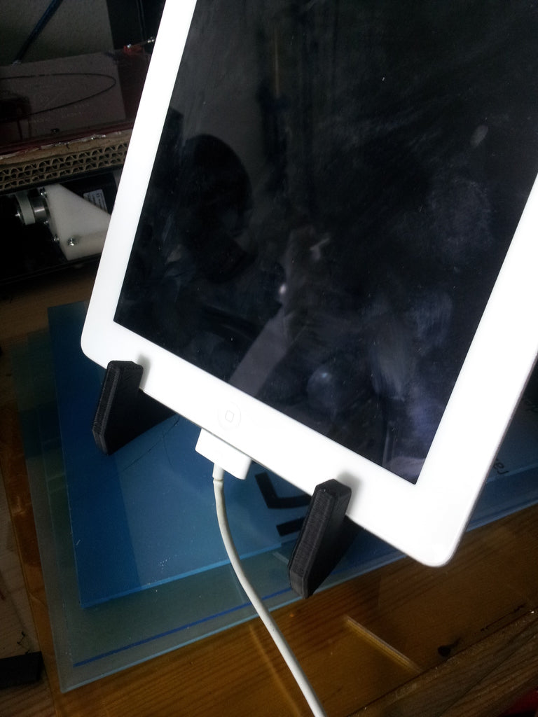 Elliptisch verstelbare tabletstandaard voor iPad en andere tablets