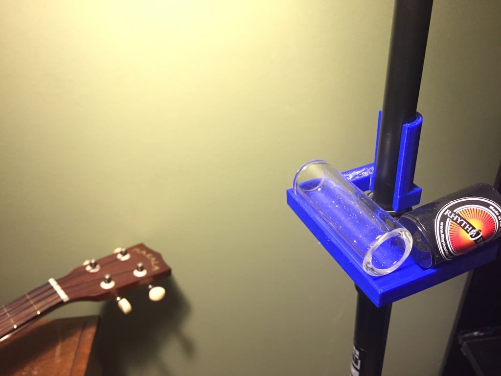Mic Stand Pick/Accessoire Houder voor Dobro, Banjo, Gitaar en Microfoon