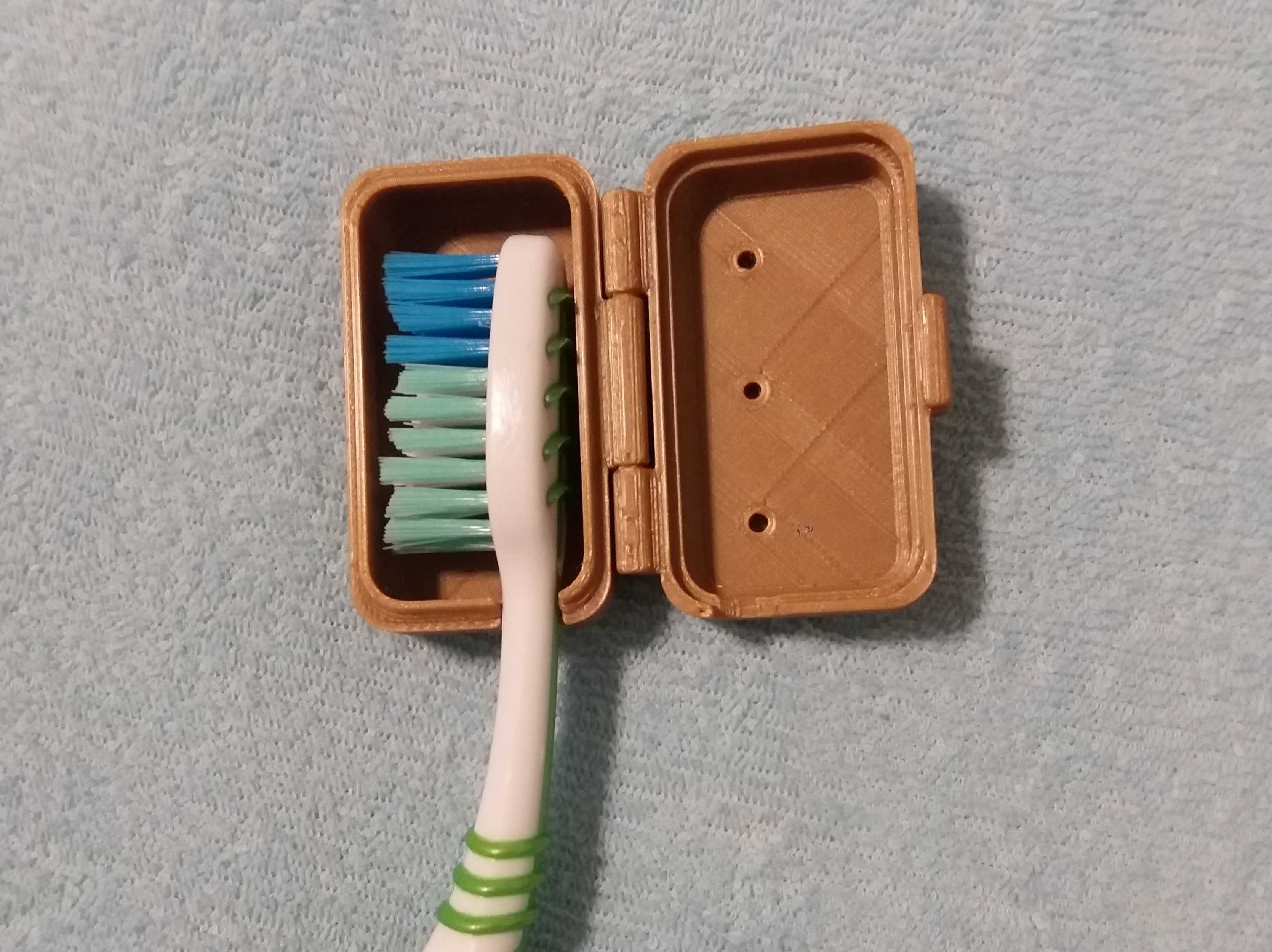 Kleinere tandenborstelhouder voor reizen en opslag