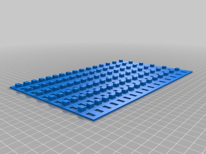 3D-afdrukbare lade-organizer voor 1/4 en 3/8 aandrijfdoppen