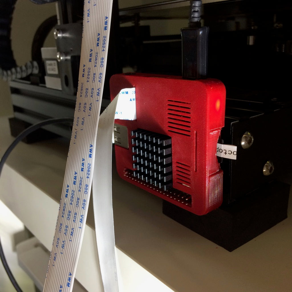 Raspberry Pi A+ behuizing met Snap-on montage voor Ends 3 en 25x25 koellichaamgaten
