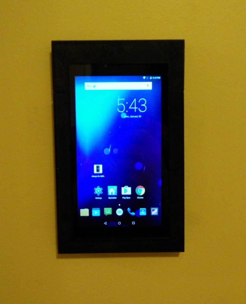 Muurbevestiging voor Android-tablet van 7 inch
