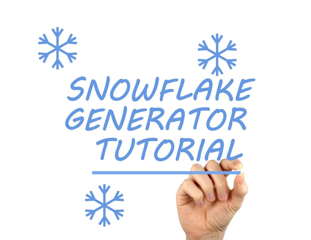 Snoflager generator tutorial voor BlocksCAD