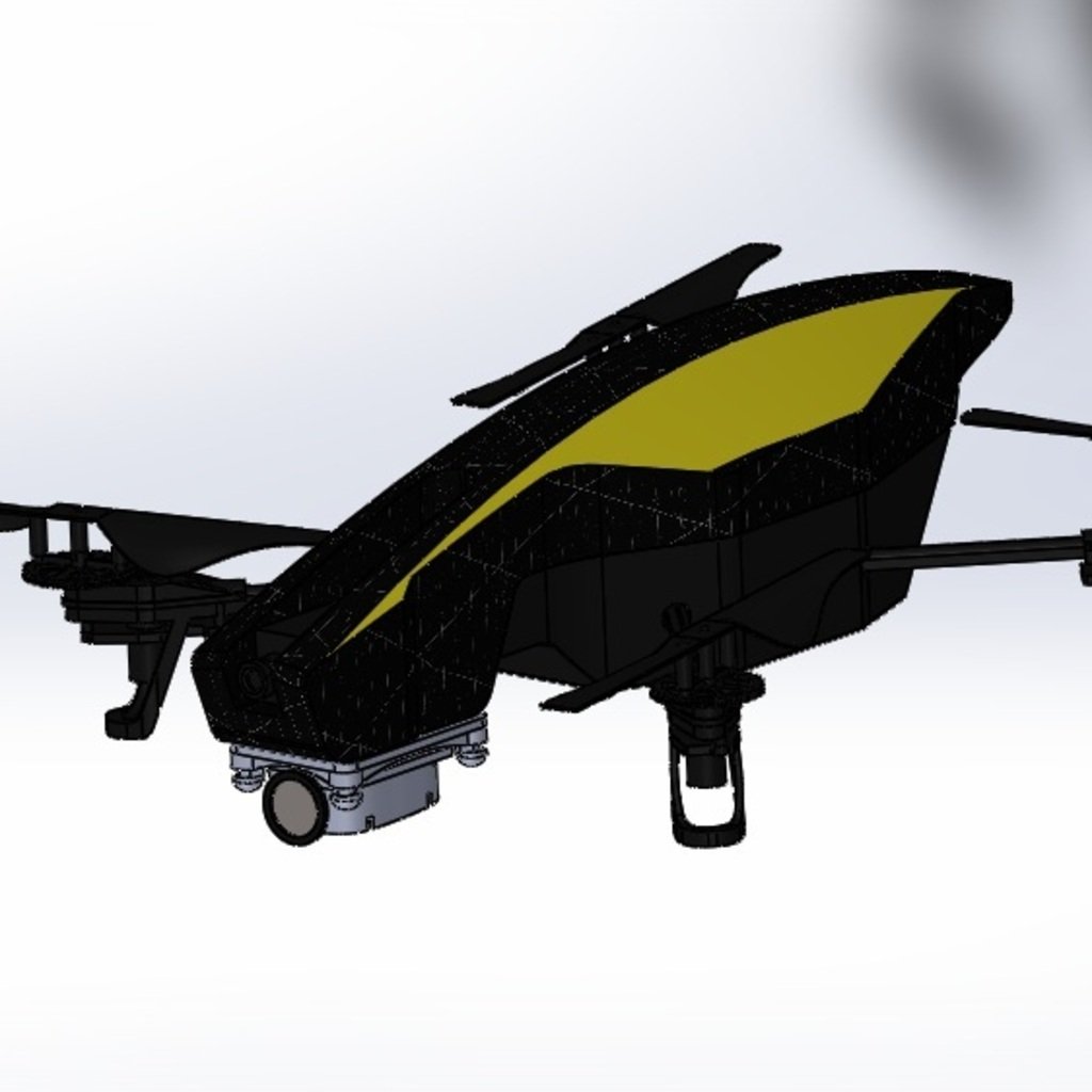 Anti-vibratie camerabevestiging voor Parrot Ar drone 808 #18