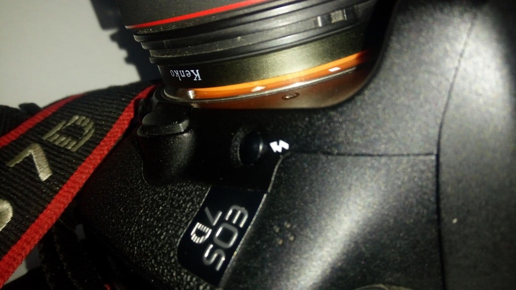 Omgekeerde lensadapter voor macrofotografie met Canon-lens