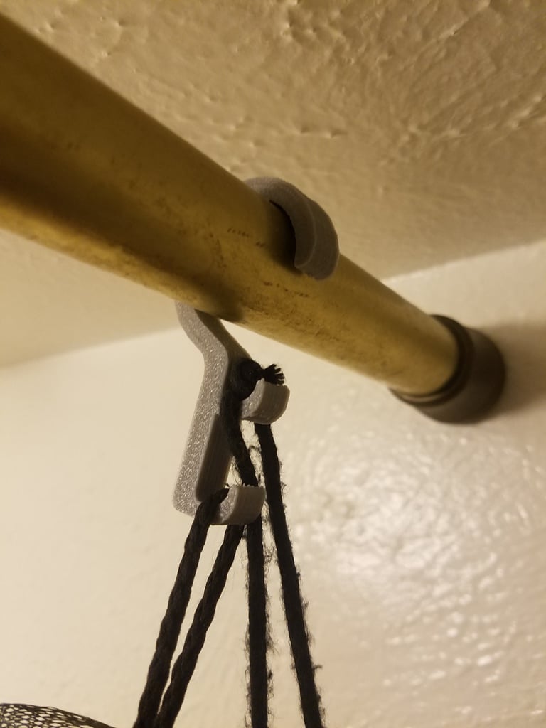 Dubbele hanger voor douchegordijn