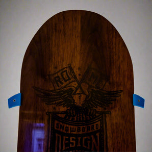 Verticale wandmontage voor snowboard (4 delen)